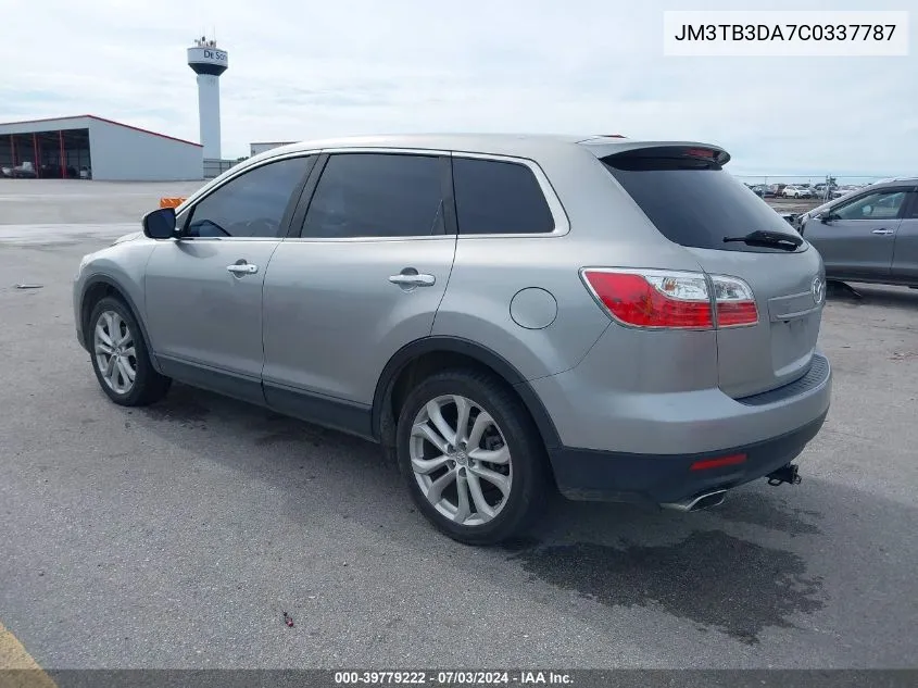 2012 Mazda Cx-9 Grand Touring VIN: JM3TB3DA7C0337787 Lot: 39779222