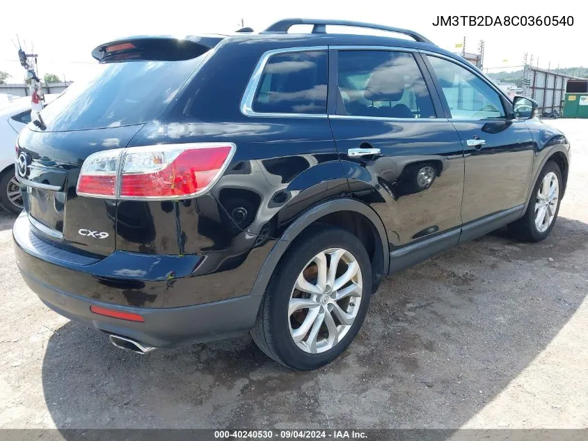 JM3TB2DA8C0360540 2012 Mazda Cx-9 Grand Touring