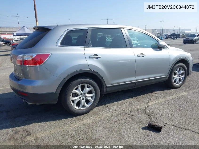 2012 Mazda Cx-9 Touring VIN: JM3TB2CV2C0344872 Lot: 40245809