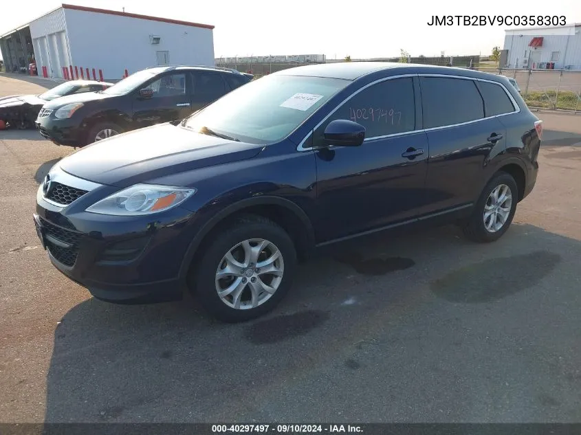 2012 Mazda Cx-9 Sport VIN: JM3TB2BV9C0358303 Lot: 40297497