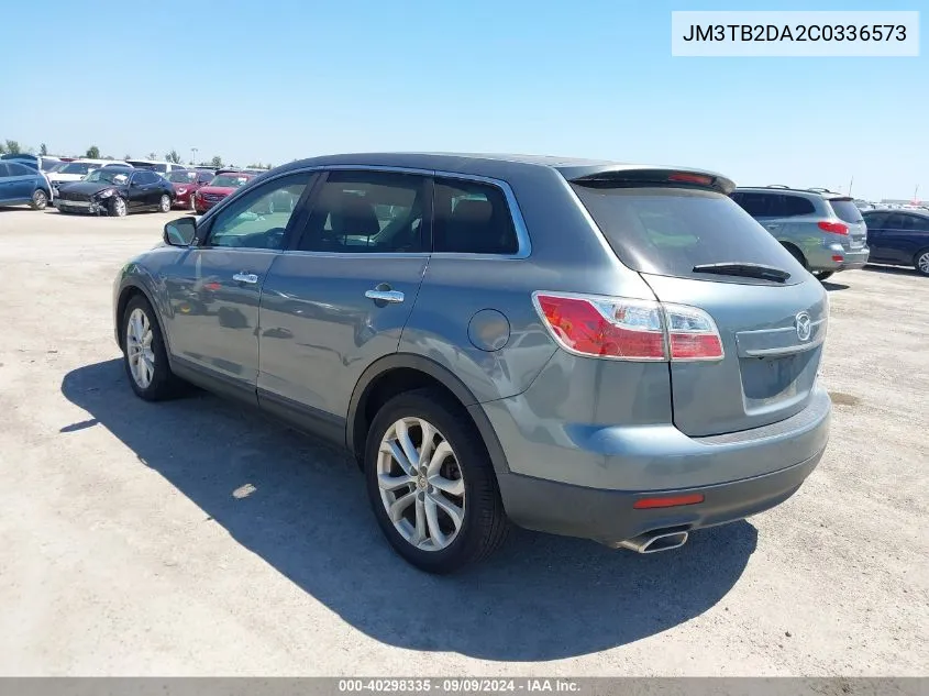 2012 Mazda Cx-9 Grand Touring VIN: JM3TB2DA2C0336573 Lot: 40298335