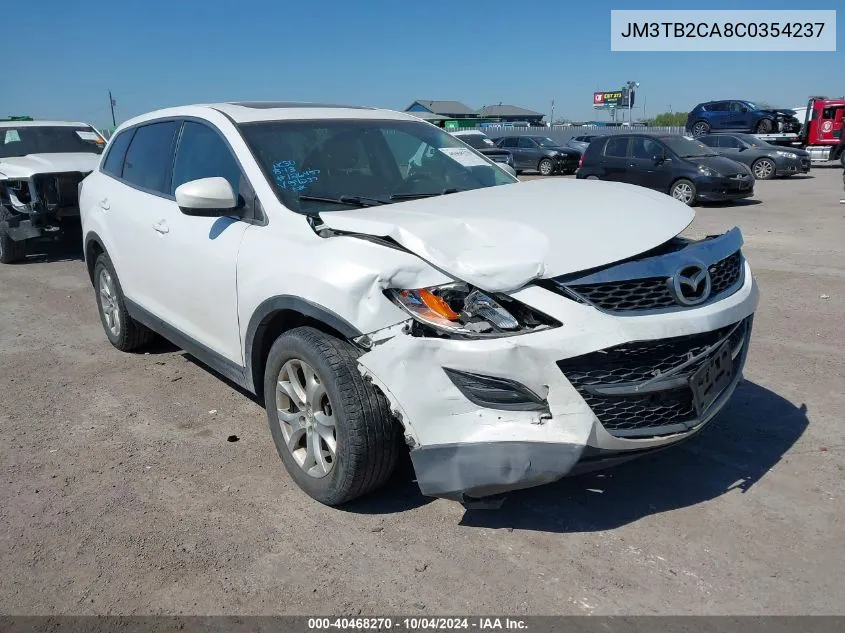 2012 Mazda Cx-9 Touring VIN: JM3TB2CA8C0354237 Lot: 40468270