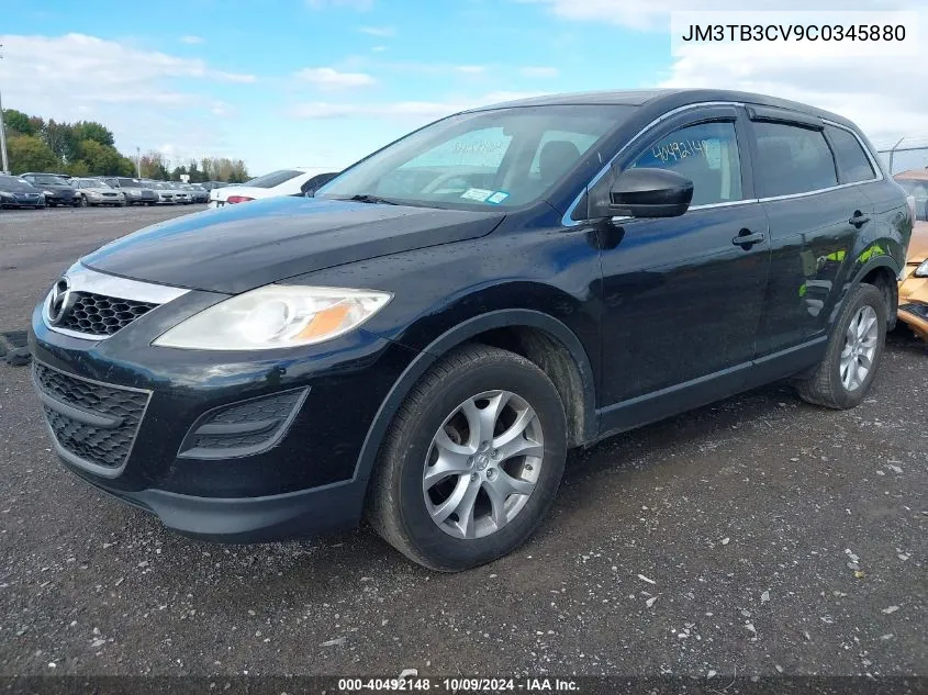 2012 Mazda Cx-9 VIN: JM3TB3CV9C0345880 Lot: 40492148