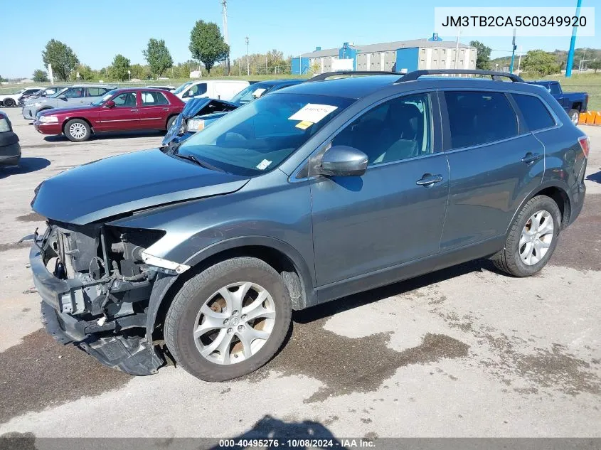 2012 Mazda Cx-9 Touring VIN: JM3TB2CA5C0349920 Lot: 40495276