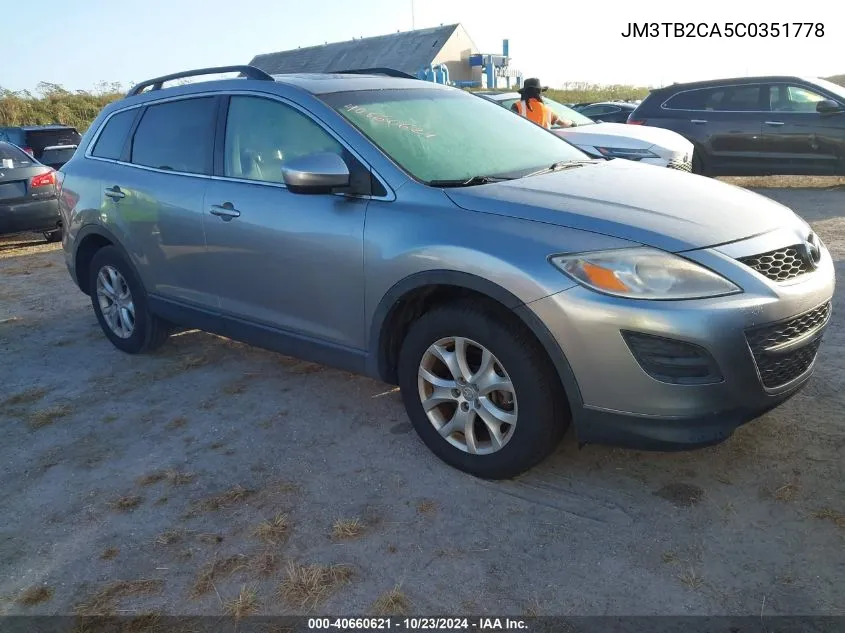 2012 Mazda Cx-9 Touring VIN: JM3TB2CA5C0351778 Lot: 40660621