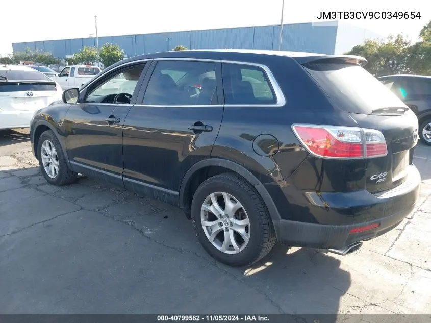 2012 Mazda Cx-9 Touring VIN: JM3TB3CV9C0349654 Lot: 40799582