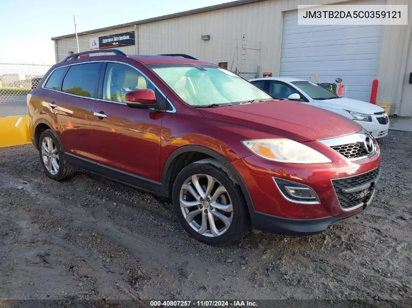 2012 Mazda Cx-9 Grand Touring VIN: JM3TB2DA5C0359121 Lot: 40807257