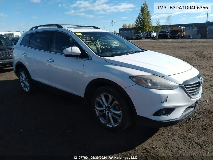 2013 Mazda Cx-9 Grand Touring VIN: JM3TB3DA1D0405356 Lot: 12107700