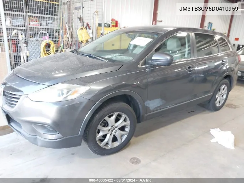 2013 Mazda Cx-9 Touring VIN: JM3TB3CV6D0410959 Lot: 40005422