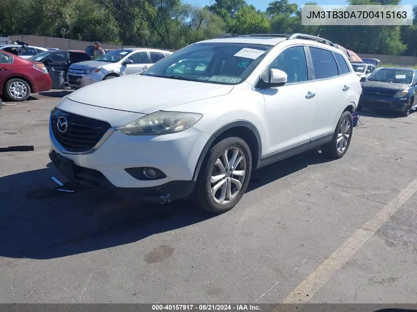 2013 Mazda Cx-9 Grand Touring VIN: JM3TB3DA7D0415163 Lot: 40157917