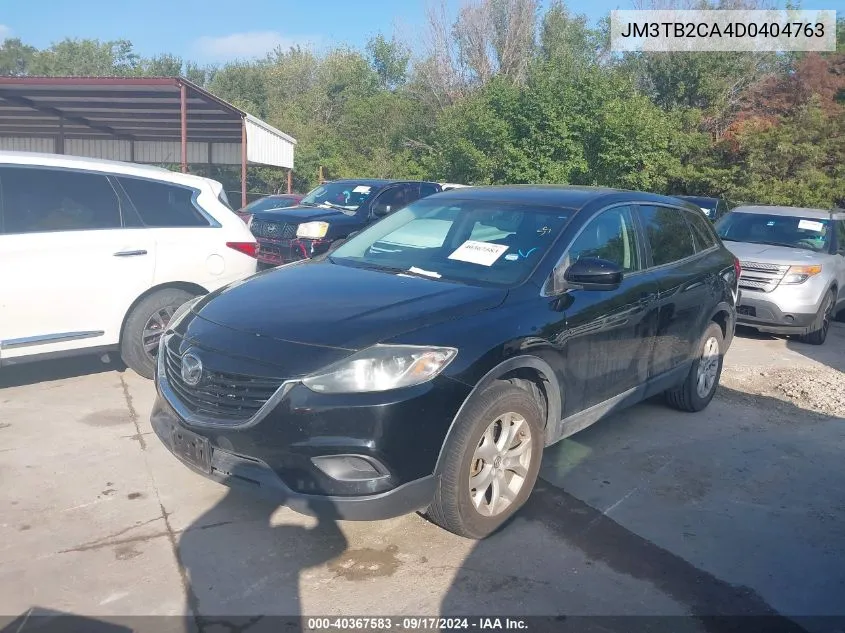 2013 Mazda Cx-9 Touring VIN: JM3TB2CA4D0404763 Lot: 40367583