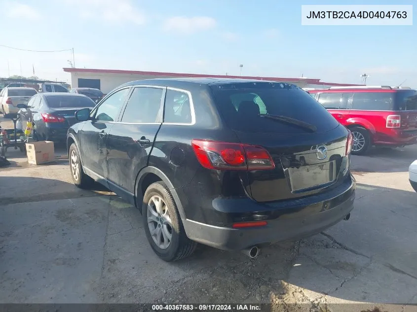 2013 Mazda Cx-9 Touring VIN: JM3TB2CA4D0404763 Lot: 40367583