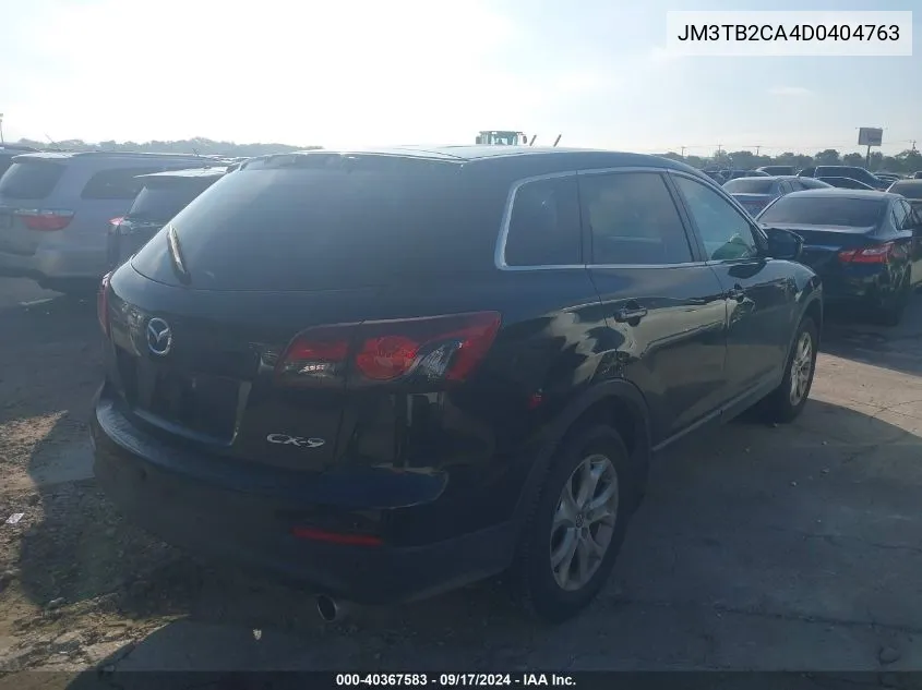 2013 Mazda Cx-9 Touring VIN: JM3TB2CA4D0404763 Lot: 40367583