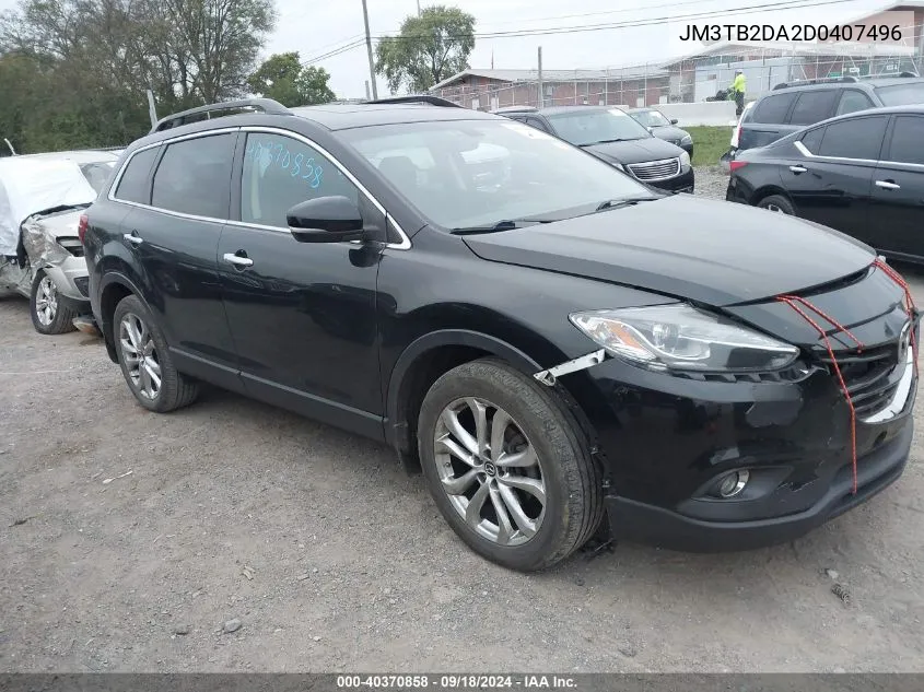 2013 Mazda Cx-9 Grand Touring VIN: JM3TB2DA2D0407496 Lot: 40370858