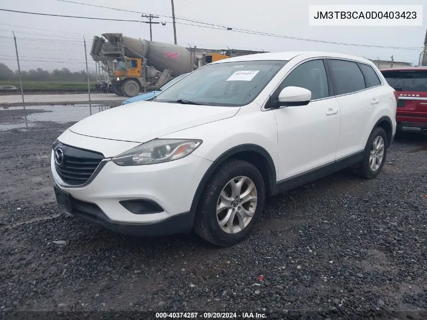 JM3TB3CA0D0403423 2013 Mazda Cx-9 Touring