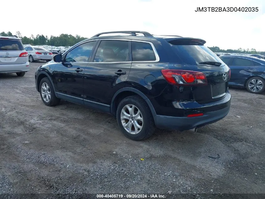 JM3TB2BA3D0402035 2013 Mazda Cx-9 Sport