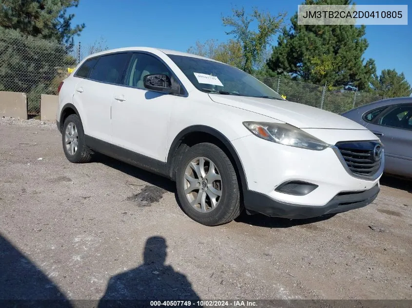 2013 Mazda Cx-9 Touring VIN: JM3TB2CA2D0410805 Lot: 40507749