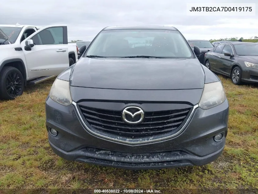 2013 Mazda Cx-9 Touring VIN: JM3TB2CA7D0419175 Lot: 40538022