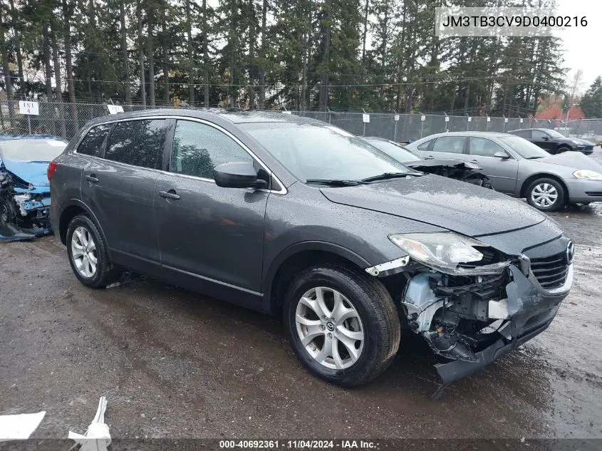 2013 Mazda Cx-9 Touring VIN: JM3TB3CV9D0400216 Lot: 40692361