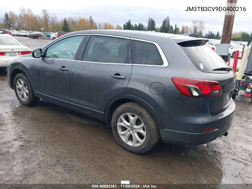 2013 Mazda Cx-9 Touring VIN: JM3TB3CV9D0400216 Lot: 40692361