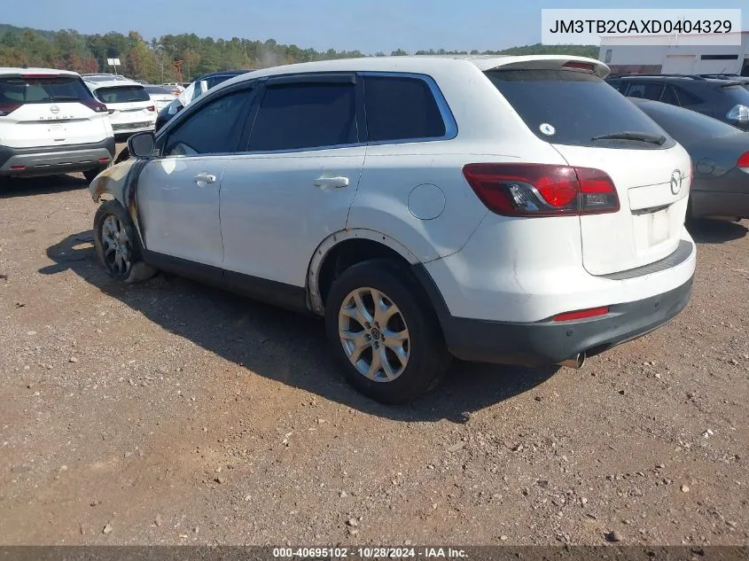 2013 Mazda Cx-9 Touring VIN: JM3TB2CAXD0404329 Lot: 40695102