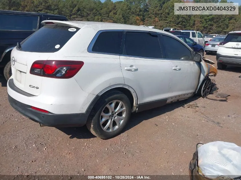 2013 Mazda Cx-9 Touring VIN: JM3TB2CAXD0404329 Lot: 40695102