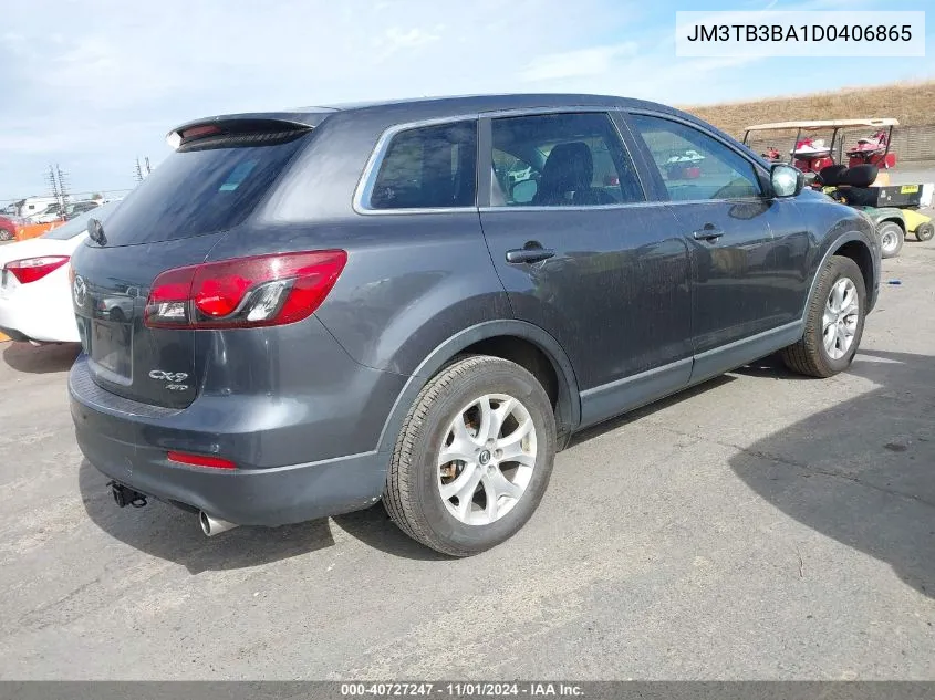 2013 Mazda Cx-9 Sport VIN: JM3TB3BA1D0406865 Lot: 40727247