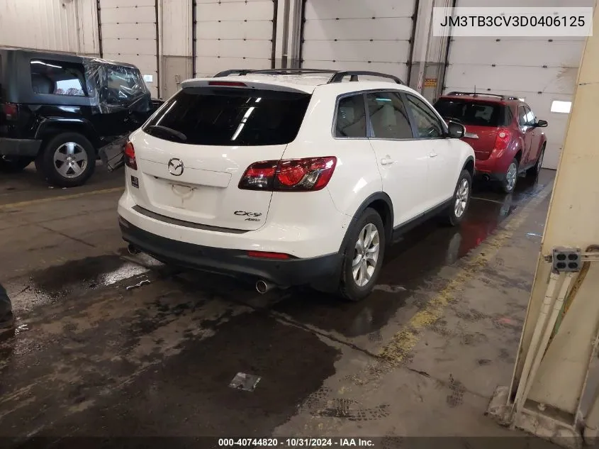 2013 Mazda Cx-9 Touring VIN: JM3TB3CV3D0406125 Lot: 40744820