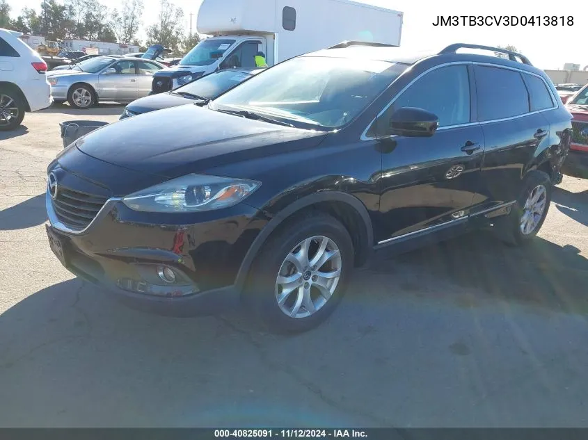 2013 Mazda Cx-9 Touring VIN: JM3TB3CV3D0413818 Lot: 40825091