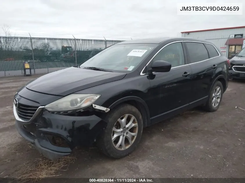 2013 Mazda Cx-9 Touring VIN: JM3TB3CV9D0424659 Lot: 40828364