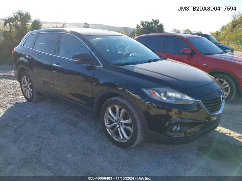 2013 Mazda Cx-9 Grand Touring VIN: JM3TB2DA8D0417594 Lot: 40856483