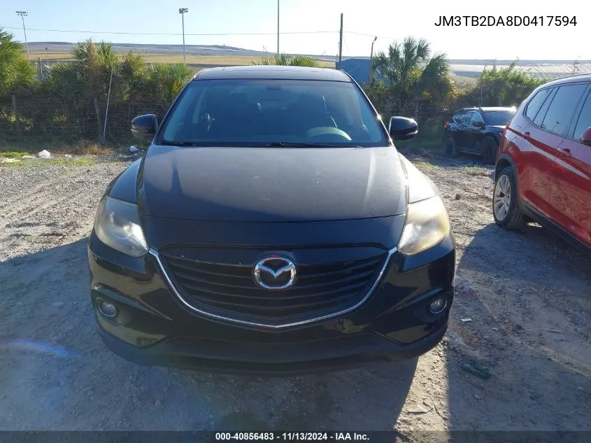 2013 Mazda Cx-9 Grand Touring VIN: JM3TB2DA8D0417594 Lot: 40856483