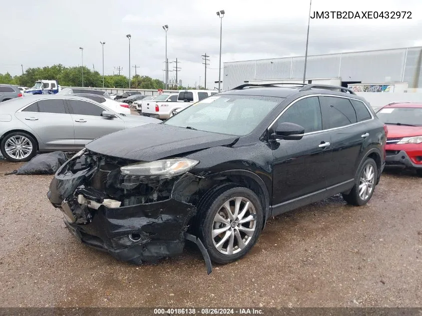 2014 Mazda Cx-9 Grand Touring VIN: JM3TB2DAXE0432972 Lot: 40186138