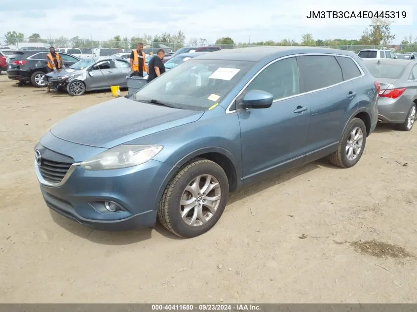 2014 Mazda Cx-9 Touring VIN: JM3TB3CA4E0445319 Lot: 40411680