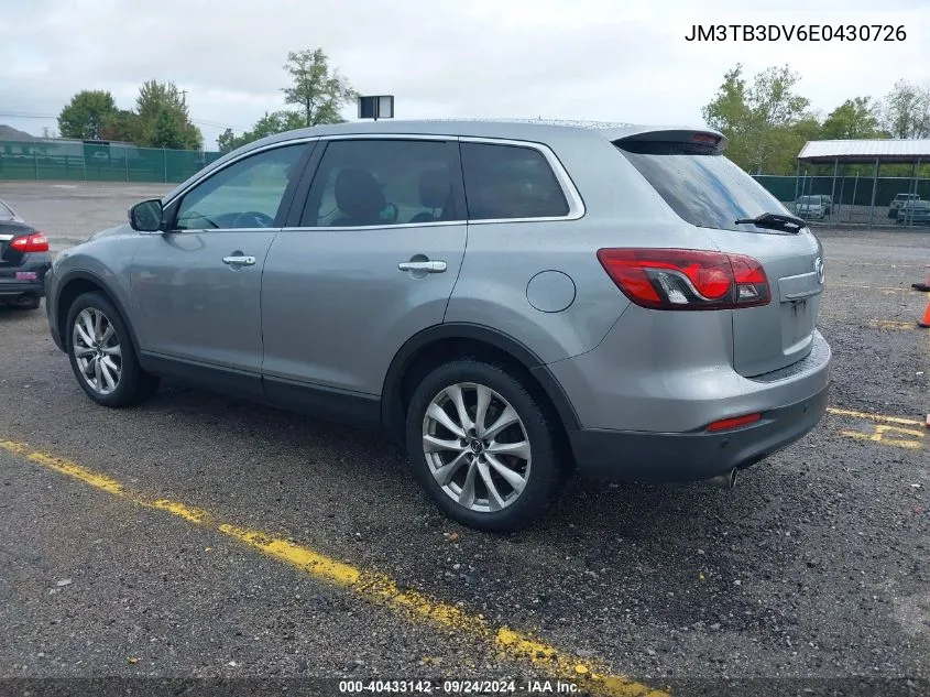 2014 Mazda Cx-9 Grand Touring VIN: JM3TB3DV6E0430726 Lot: 40433142