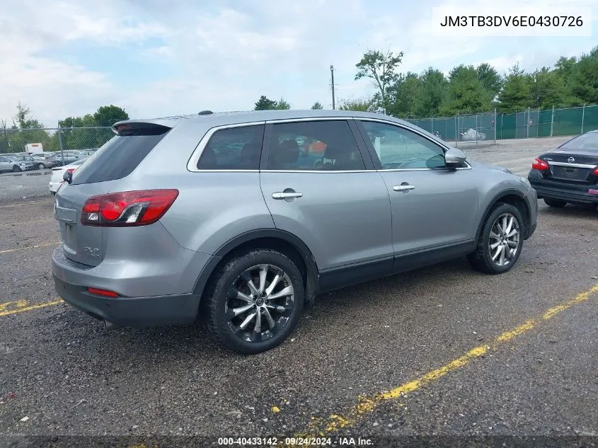 2014 Mazda Cx-9 Grand Touring VIN: JM3TB3DV6E0430726 Lot: 40433142