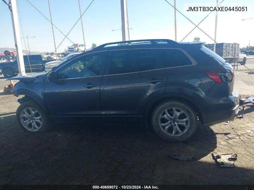 2014 Mazda Cx-9 Touring VIN: JM3TB3CAXE0445051 Lot: 40659072