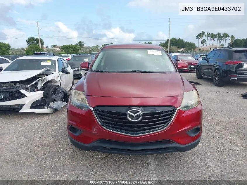 2014 Mazda Cx-9 Touring VIN: JM3TB3CA9E0433702 Lot: 40775106