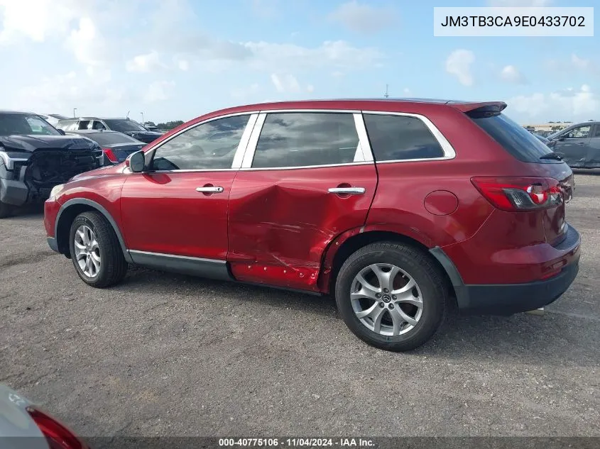 2014 Mazda Cx-9 Touring VIN: JM3TB3CA9E0433702 Lot: 40775106