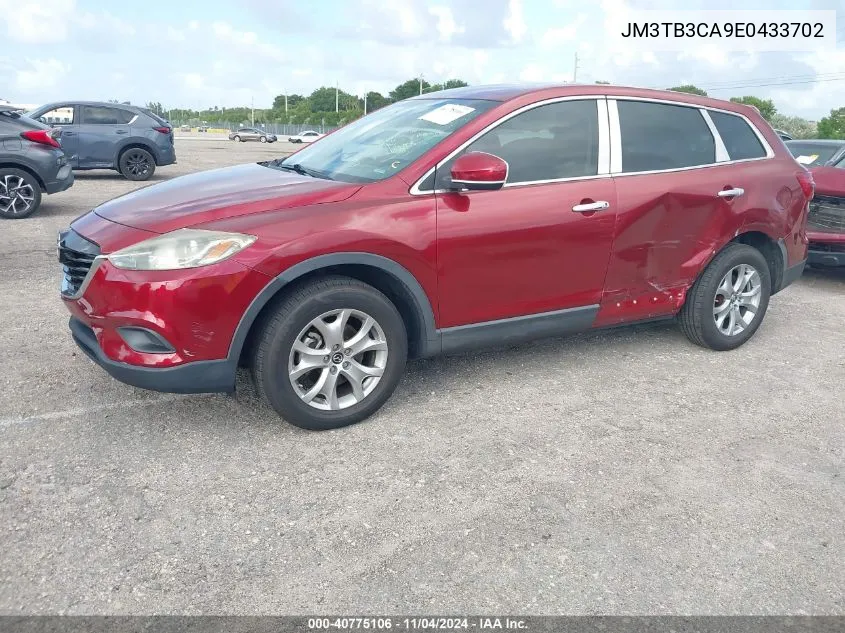 2014 Mazda Cx-9 Touring VIN: JM3TB3CA9E0433702 Lot: 40775106