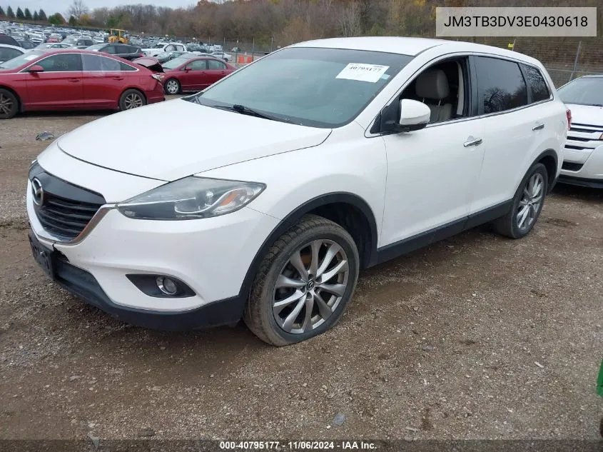 2014 Mazda Cx-9 Grand Touring VIN: JM3TB3DV3E0430618 Lot: 40795177