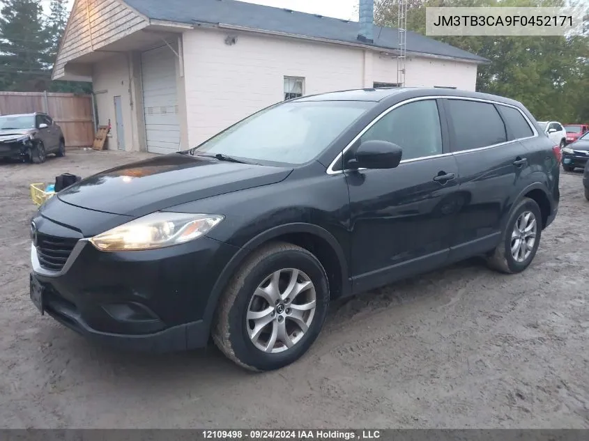 2015 Mazda Cx-9 VIN: JM3TB3CA9F0452171 Lot: 12109498