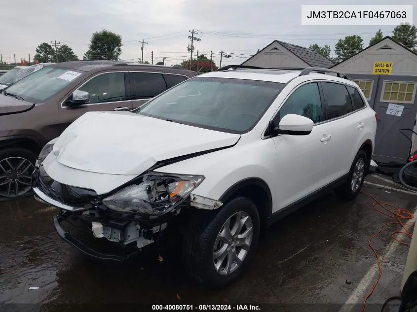 2015 Mazda Cx-9 Touring VIN: JM3TB2CA1F0467063 Lot: 40080751