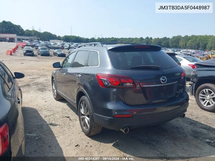 2015 Mazda Cx-9 Grand Touring VIN: JM3TB3DA5F0448987 Lot: 40314287