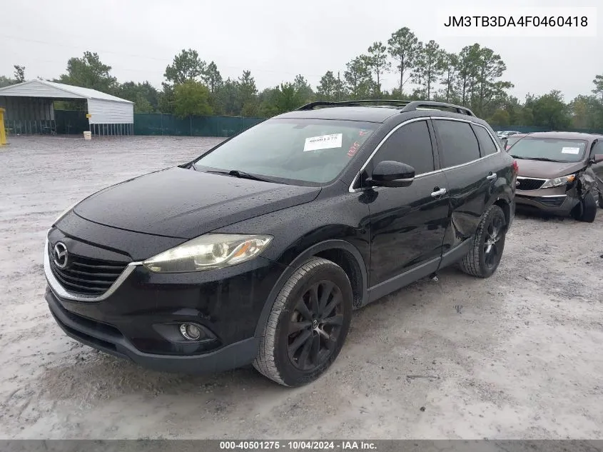 2015 Mazda Cx-9 Grand Touring VIN: JM3TB3DA4F0460418 Lot: 40501275