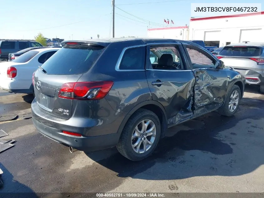 2015 Mazda Cx-9 Touring VIN: JM3TB3CV8F0467232 Lot: 40552751