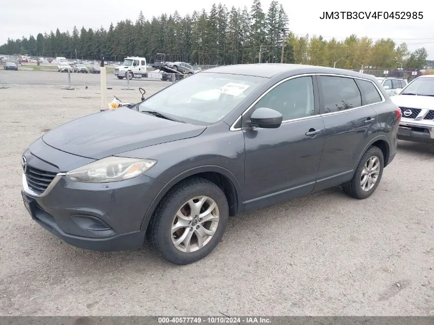 2015 Mazda Cx-9 Touring VIN: JM3TB3CV4F0452985 Lot: 40577749