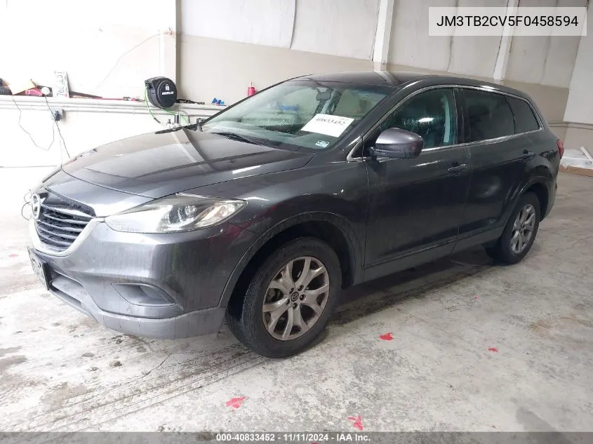 2015 Mazda Cx-9 Touring VIN: JM3TB2CV5F0458594 Lot: 40833452