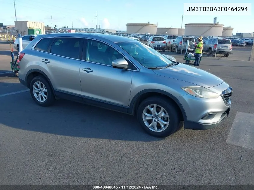 2015 Mazda Cx-9 Sport VIN: JM3TB2BA3F0464294 Lot: 40848645