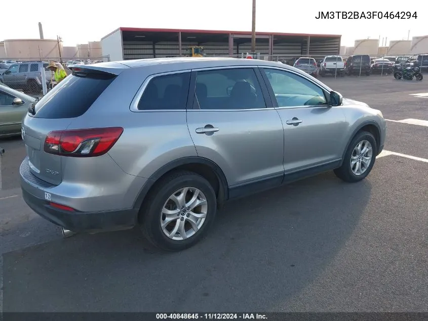 2015 Mazda Cx-9 Sport VIN: JM3TB2BA3F0464294 Lot: 40848645